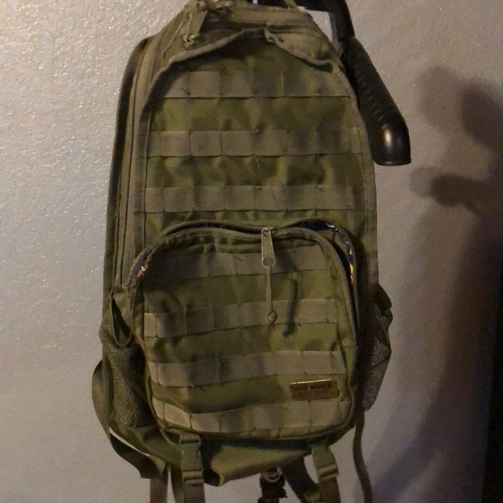 Steve Madden tactical green backpack